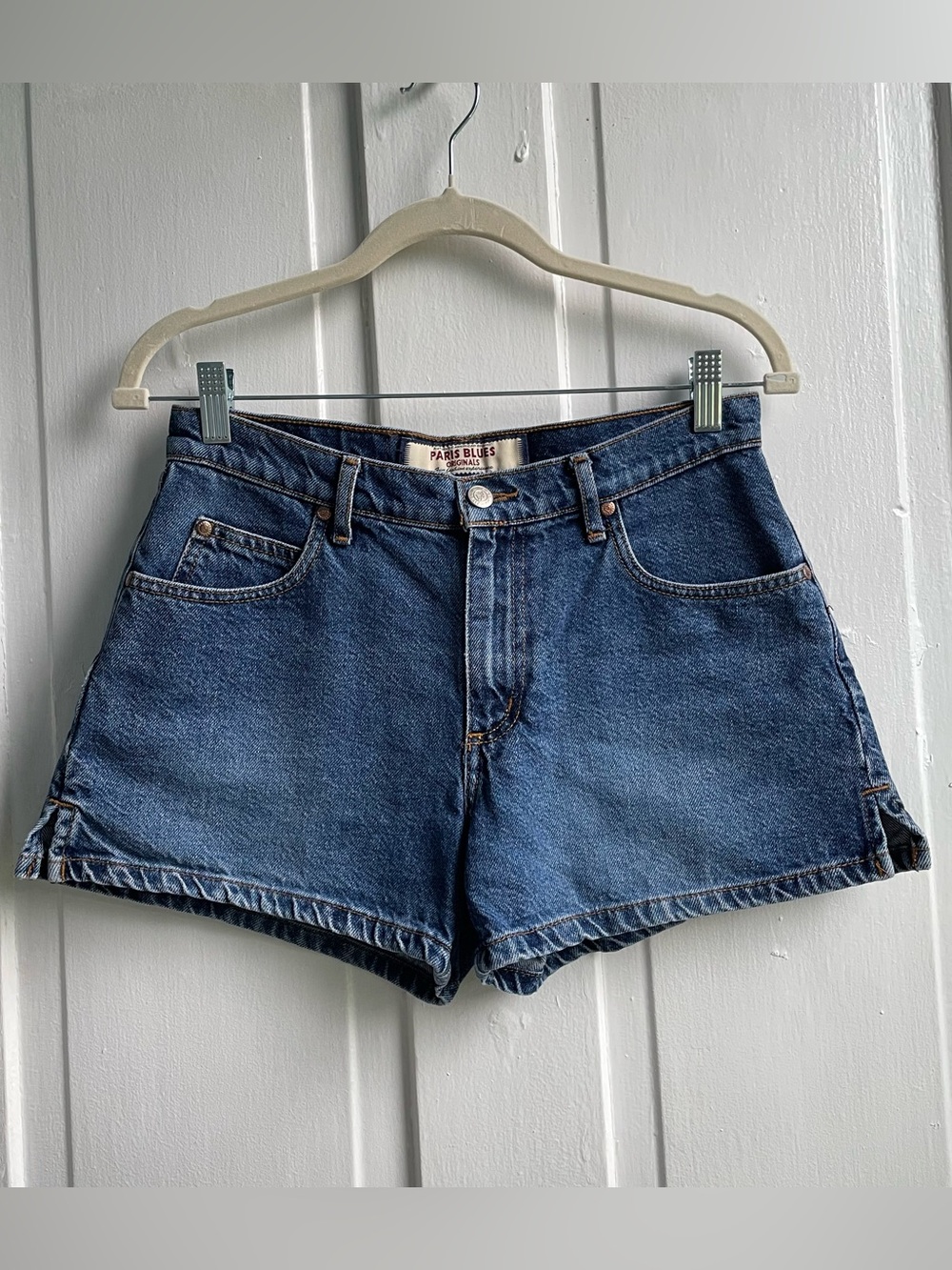 Vintage 90s/Y2K Paris Blues Denim Shorts